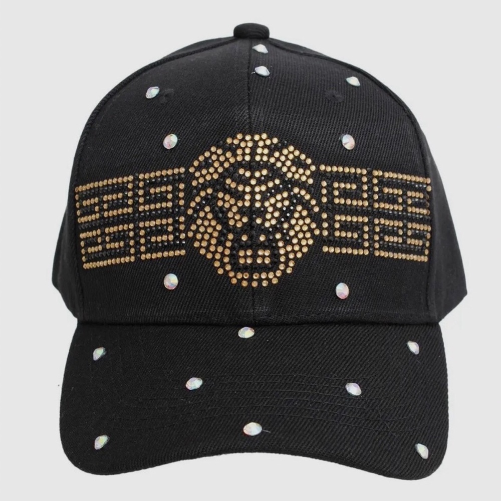 Grecian Crystal Design Baseball Hat, NWT